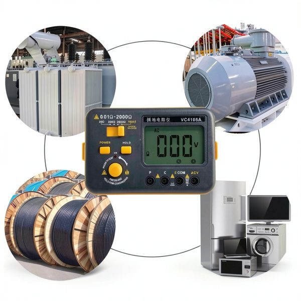 SKYCENX VC4105A Ground Resistance Meter Digital-8