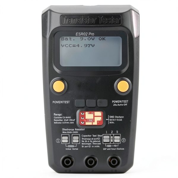 Yuecoom ESR02 Pro LCR Meter Battery Powered Black-3