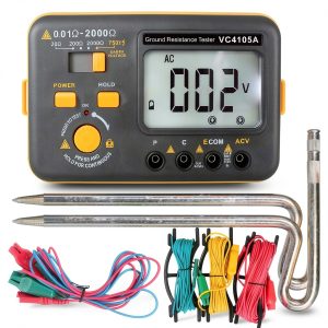 SKYCENX VC4105A Ground Resistance Meter Digital-0