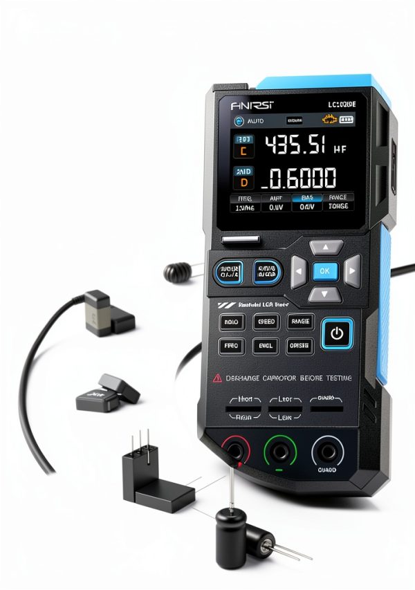 FNIRSI LC1020E LCR Meter Dual Parameter Black-2