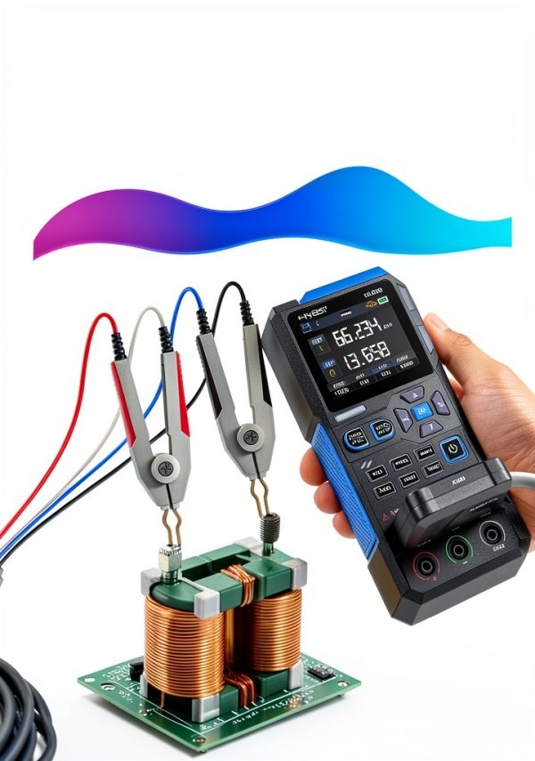 FNIRSI LC1020E LCR Meter Dual Parameter Black-5