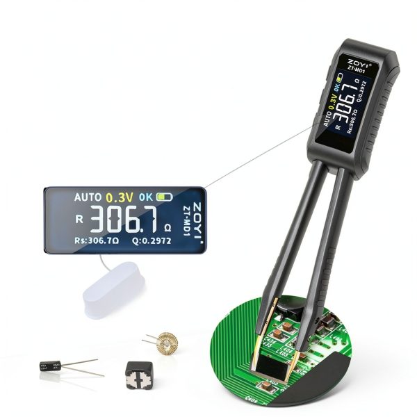 ZOYI MD1 LCR Meter Smart Tweezers Black Portable-2