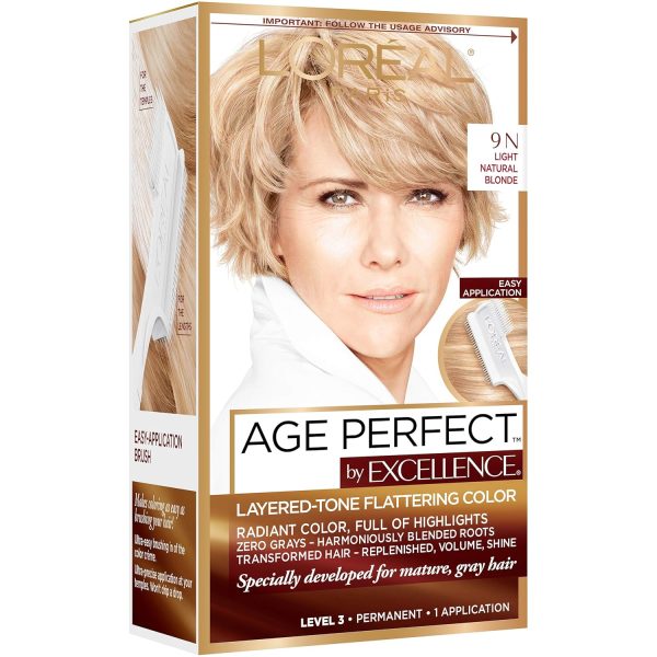 LOreal Paris Gray Hair Color 6 25 Fl Oz Natural-6