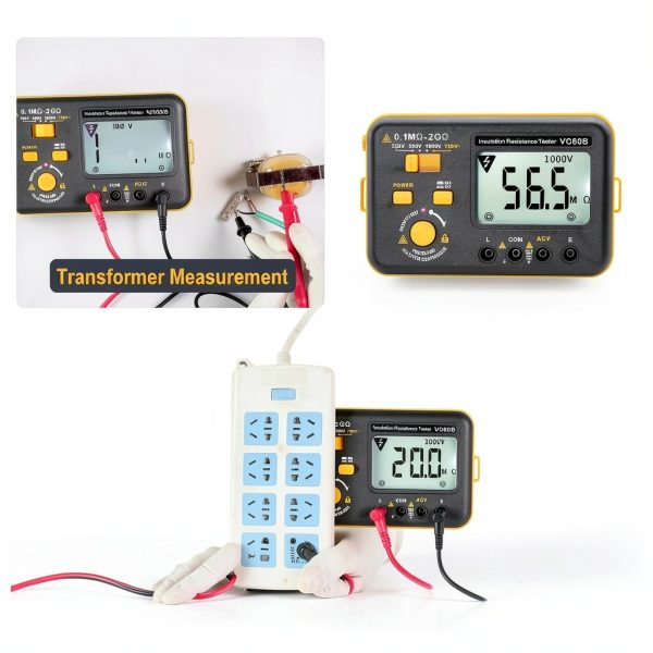 SKYCENX Insulation Resistance Tester Yellow VC60B-5
