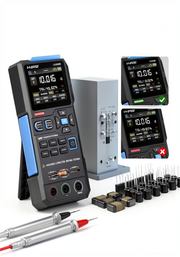 FNIRSI LC1020E LCR Meter Dual Parameter Black-1