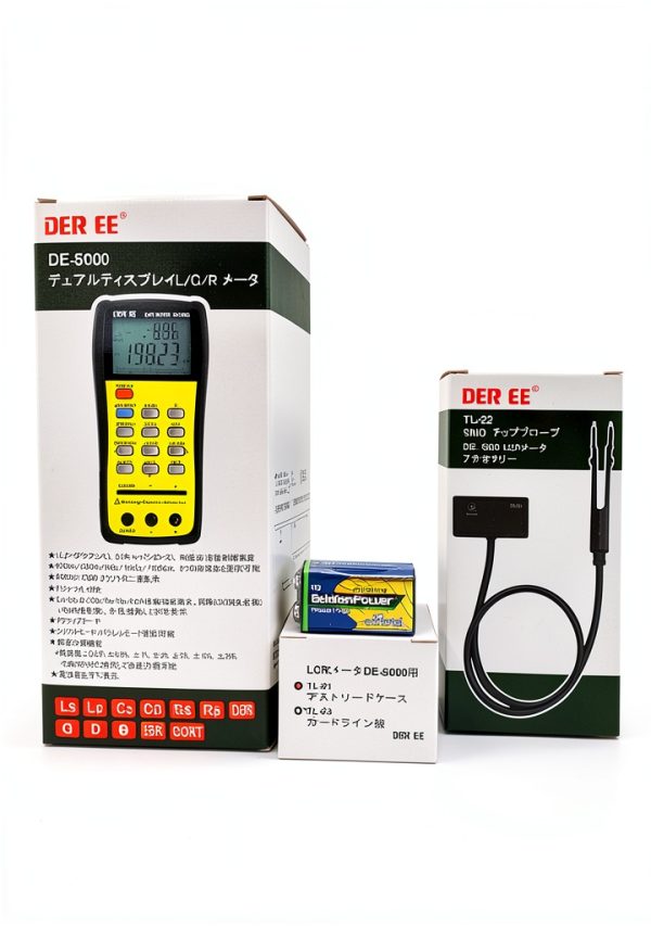 DER EE Handheld LCR Meter Yellow DE-5000-0