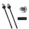 A-Premium Vehicle Tie Rod End Black Alloy Steel-3