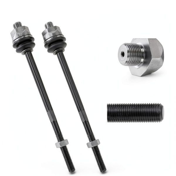 A-Premium Vehicle Tie Rod End Black Alloy Steel-3