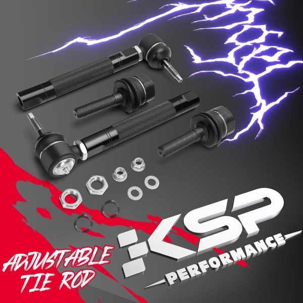 KSP Tie Rod End Machined Steel for Silverado-4