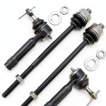 A-Premium Vehicle Tie Rod End Black Alloy Steel-0