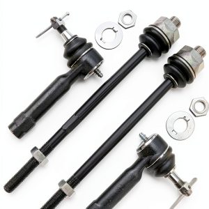 A-Premium Vehicle Tie Rod End Black Alloy Steel-0