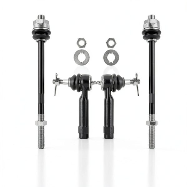 A-Premium Vehicle Tie Rod End Black Alloy Steel-2