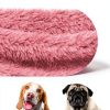 Fuzzy Dog Sweater by QDYU Large Pink Plush Hoodie for Dogs-4