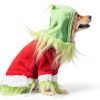 Dog Christmas Outfit Abbylike Green Hoodie with Hat XL-5
